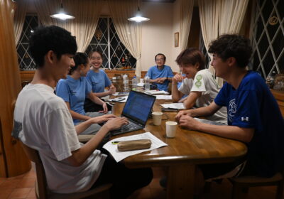 入学前に行う一泊二日のオリエンテーション