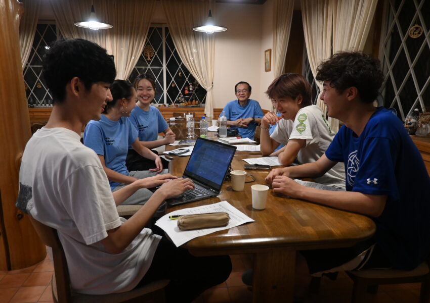 入学前に行う一泊二日のオリエンテーション